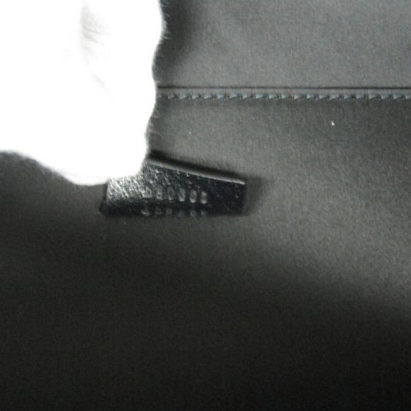 GUCCI Black Leather Shoulder Bag - Picture 12 of 13